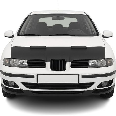 Protège Capot compatible avec Seat Toledo 1998 à 2004, Bra de Capot Protection, Noir (1/5)