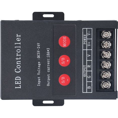 RGB-LED-Controller PWM Digital für farbige LED-Streifenprojekte mit Fernbedienung 5V-12V-24V (1/5)
