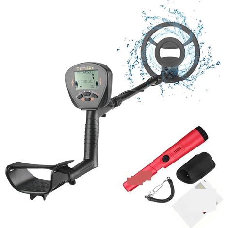 Détecteur de métaux pour adultes Détecteur de métaux MD-830 profondeur souterraine 2.5 m Scanner recherche détecteur d'or haute précision détection de chasseur de trésors Étanche professionnelle améli (1/5)