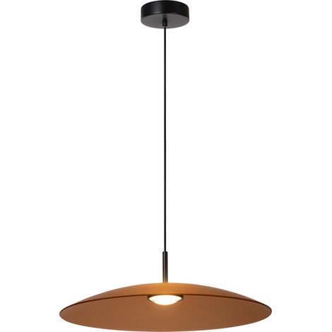 Lampe suspendue élégante Menga Ø verre ambré de 60 cm - 25417/12/62 (1/2)