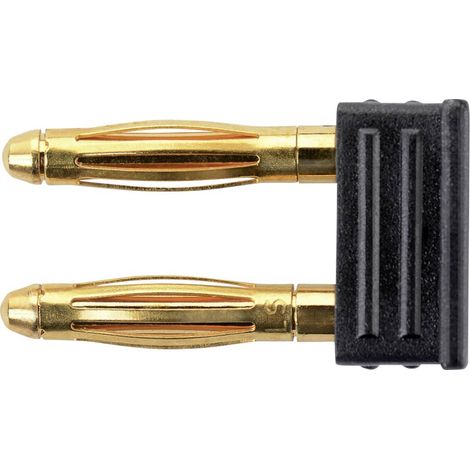 Schützinger KURZ 6730 / 5.08-2 IG Au / SW Spina di cortocircuito Nero 1 pz. (1/2)