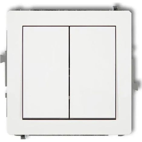 Mécanisme d'interrupteur Deco Candlestick, blanc mat 25DWP-2 (1/2)
