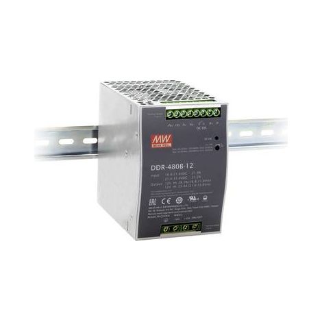 MEAN WELL DDR-480B-24 CONVERTISSEUR CC/CC 24 V 20 A 480 W NBR. DE SORTIES: 1 X CONTENU 1 PC(S)