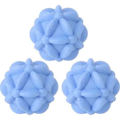 Balle de massage pétale bleue, souple et élastique pour fascia, relaxation musculaire, fitness, yoga et jambes. (1/5)