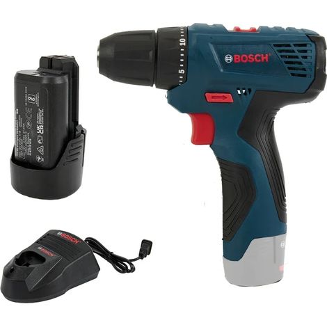 Bosch – Perceuse sans fil 12V avec 2 batteries 2.0Ah – Moteur Brushless – Couple 30Nm pour bois dur – Coffret de transport inclus (1/5)
