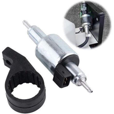 Pompe à carburant pour chauffage, pompe à air et à carburant, 12 V, 22 ml, universelle, pour chauffage d'air de voiture, pompe à carburant diesel pour 2 kW, 5 kW et 8 kW. (1/4)
