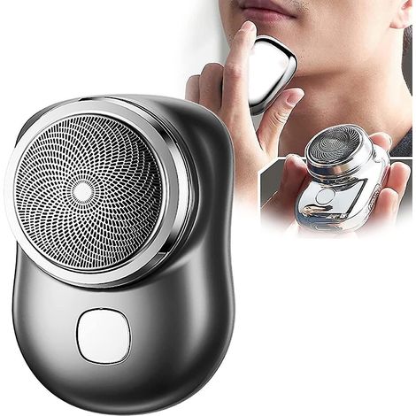 Rasoir électrique portable Mini-shave, Rasoir électrique portable Mini-shave, Rasoir électrique portable Mini Shaver Noir (1/5)