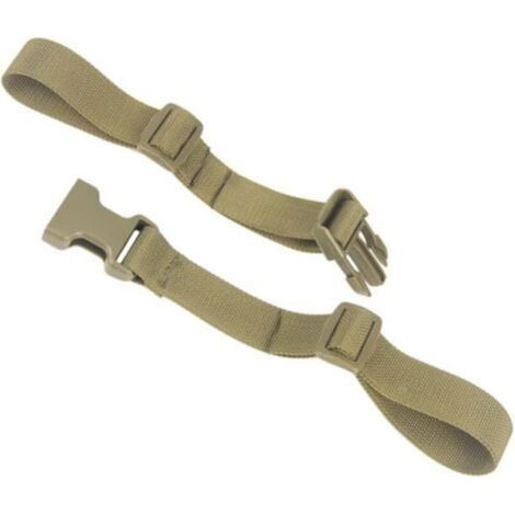 Lot de 2 sangles à boucle pour à dos - Sangle de poitrine réglable avec boucle - Sangles de poitrine décoratives en nylon ABS - à dos de randonnée vert