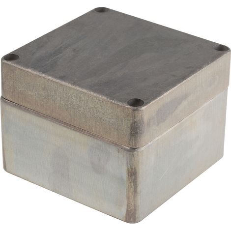 Boîtier RS PRO en Fonte d'aluminium, 122 x 120 x 91mm, Argent IP66 ( Prix pour 1 ) (1/2)