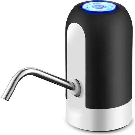 Bomba de agua automática inteligente portátil con carga USB para bidones (1/5)