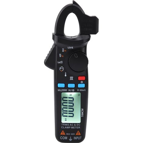 Pince ampèremétrique numérique ACM91 1mA AC/DC, multimètre TRMS 6000 points, testeur basse impédance (1/5)