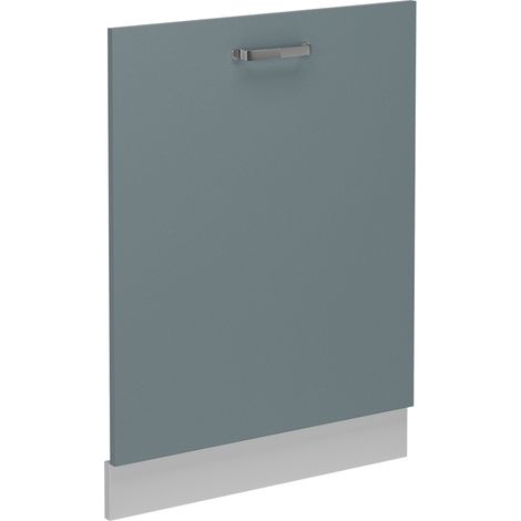 Coperchio per lavastoviglie R-Line, Grigio-blu, 60 cm senza piano di lavoro, Vicco