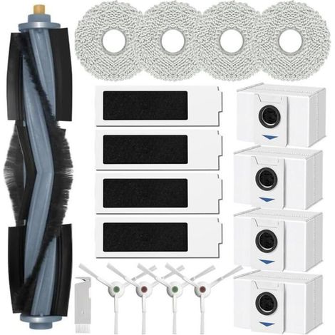 Kit D'Accessoires Pour Ecovacs Deebot T20 Omni/T20E Omni Aspirateur Robot,Pièces De Rechange Avec 1 Brosse Principale,4 Sacs À Pou (1/5)
