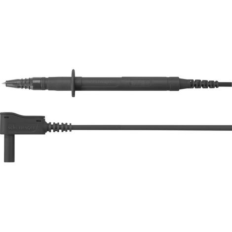 Schützinger Puntali di sicurezza Spina 4 mm Sonda 100.00 cm Nero 1 pz. (1/2)