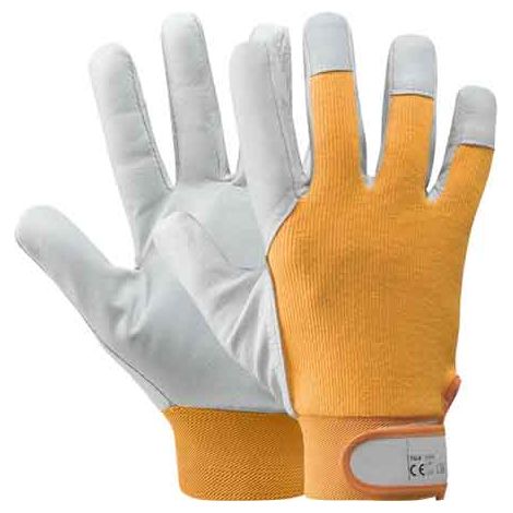 GUANTO FIORE OVINO/COTONE Tg. 10 - 12 paia