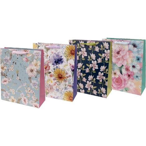 Piccola borsa decorativa, mix di fiori