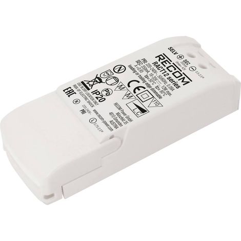 RECOM Driver per LED 12 W 500 mA 12 - 24 V/DC 1 pz.