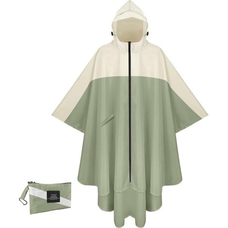 Elegante impermeabile da donna - Adatto per ciclismo e passeggiate - Riutilizzabile