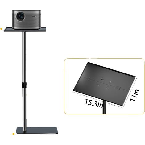 Supporto per videoproiettore, altezza regolabile, base stabile e appesantita, un tipo (1/2)