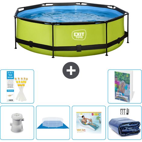 Exit Pool Rund - 300x76 cm - 7-teilig S345
