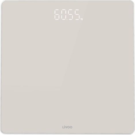 Pèse-personne électronique - LIVOO - DOM524C - Écran LED - 180 kg - Précision 50 g (1/3)