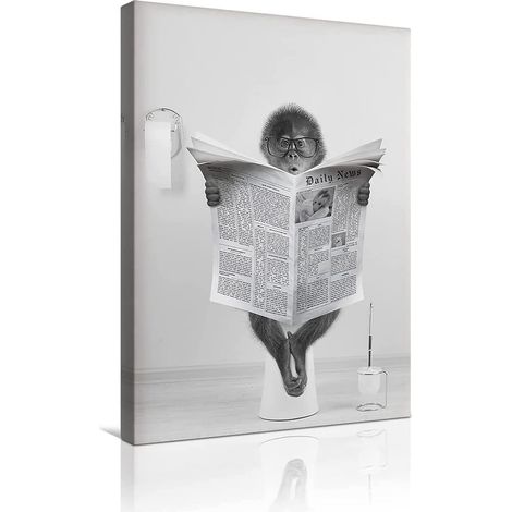 Immagine Tela 50x70 cm Poster Senza Cornice Animali Bianco (1/5)