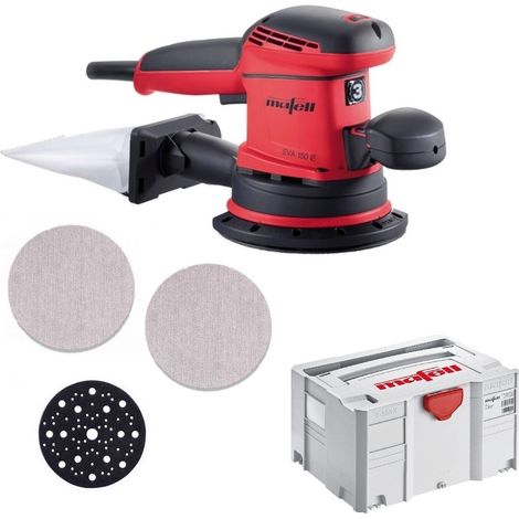 Mafell Exzenterschl. EVA150E/3 + Schleifgitter D150 Abranet P80 + P120 im T-MAX (1/5)