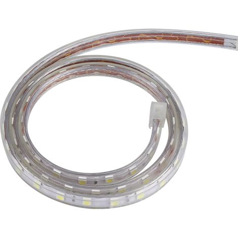 Garosa Cordon Lumineux LED Flexible 1 M/5 M/10 M étanche à économie D'énergie Bande Lumineuse SMD 5050 LED 220 V 60 LED SMD par Mètre pour Bricolage, Couloirs, Escaliers, Sentiers (1/5)