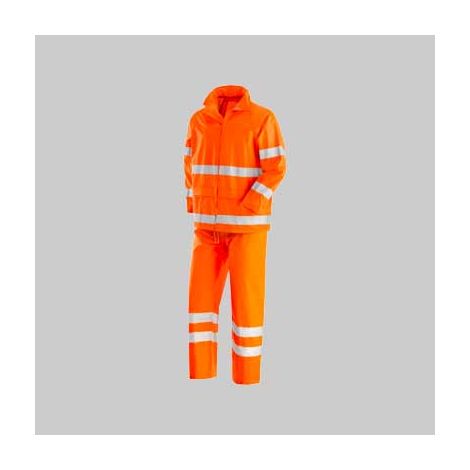 COMPLETO GIACCA E PANTALONE ALTA VISIBILITA' Tg. XXL