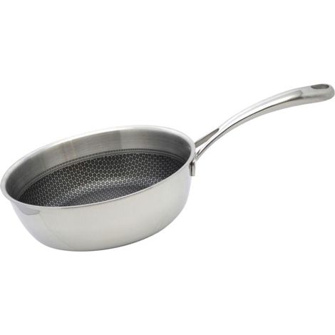 Poêle sauteuse 20 cm en inox 18/10 Elo Relief Evolution (1/5)