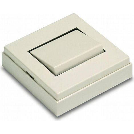 Interruptor 65X65X19 10A-250V Superficie Pvc Blanco 5001-B Famat