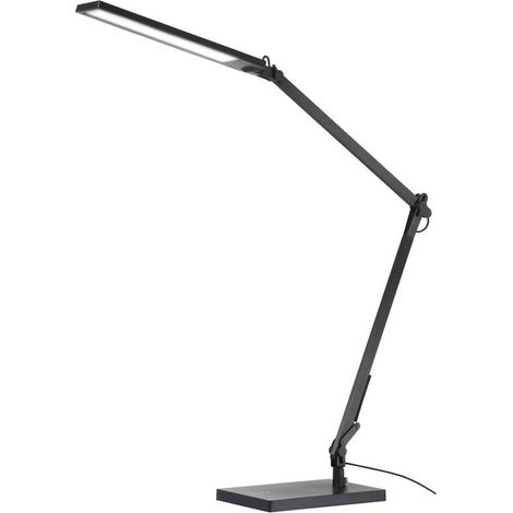 [GEBRAUCHT] B-Ware RENKFORCE LED Tischleuchte Schreibtischlampe Flexarm Dimmbar Schwarz Kunststoff (1/2)