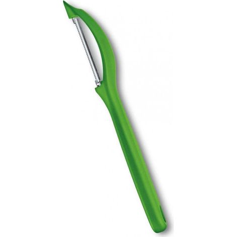 Éplucheur universel Swiss Classic - lame dentelée - vert - Finedine (1/2)