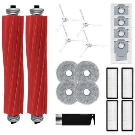 Cartouche de filtre, brosse principale, brosse latérale, set de sacs à poussière, chiffons pour Roborock P10/P10 Pro/P10S Pro (1/5)