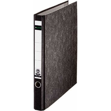 Leitz Ordner 10400000 DIN A4 35mm Pappe schwarz (1/5)
