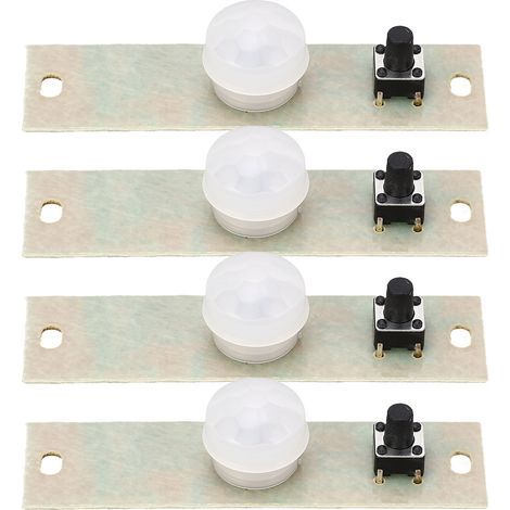Leiterplatte für Solarlampen, Infrarot-Körpersensor-Steuermodul, 3,7-V-Elektronikbauteile, 4 Stück (1/5)