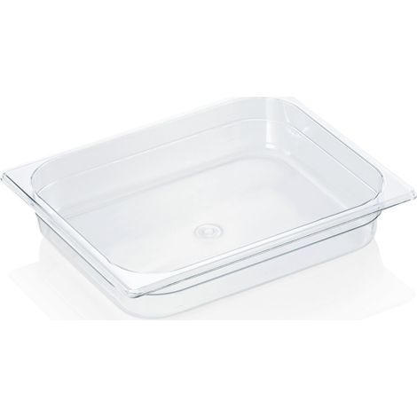 Bac GN 1/2 polycarbonate H 65 mm 4 ltr transparent GN 94 - Was Germany (1/2)