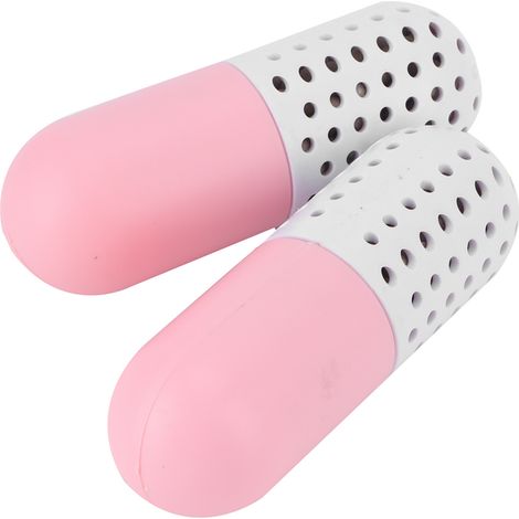 Lot de 2 capsules déshydratantes pour chaussures et désodorisantes. Garde les vêtements au sec et absorbe l'humidité. (1/5)