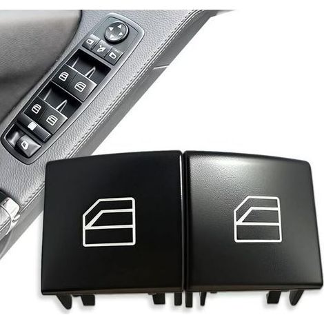 Set mit 2 Fensterheberschaltern für Mercedes-Benz W169 – Ersatz-Fensterheberknopf – Passend für Mercedes-Benz A-Klasse W169, B-Klasse W245, ML W164, R-Klasse W251, GL, X164 (1/5)