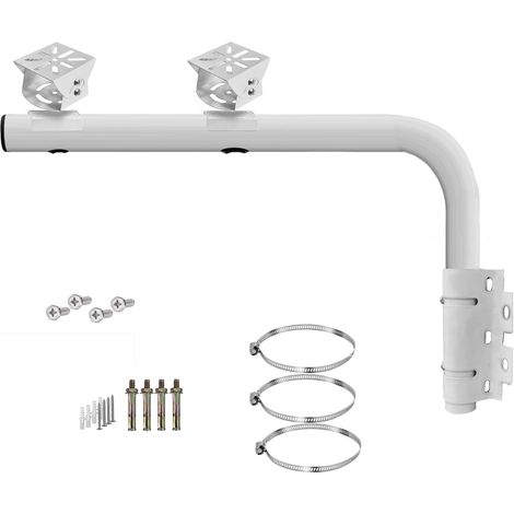 40 cm robuste Kamerahalterung mit Doppelarm, lange Stange mit 2 Halterungen für CCTV-System, Heimprojektlösung für den Innen- und Außenbereich (1/4)