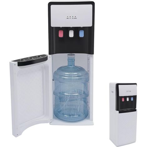 Wasserspender, 500W Bodenstehender Wasserspender mit Bodenbeladung, Kalt Heiß Doppelfunktion Elektrisch Heißwasserspender 8595 ℃ für Hause Büro Schlafzimmer Wohnzimmer