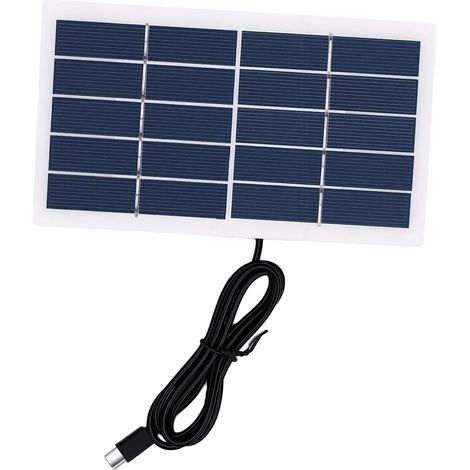 Solar Panel, Type C Output Port 2W 5V Portable (1/5)