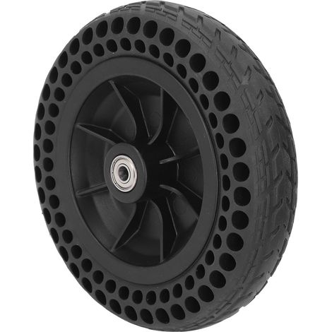 Roue pleine 8 pouces en caoutchouc TPE antidérapante silencieuse 75KG avec roulement pneu de rechange pour chariot (1/5)
