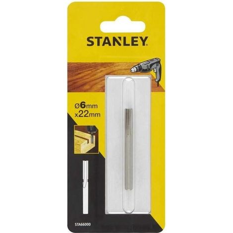 STANLEY - FRESA 6MM PER SCANALATURE DRITTE