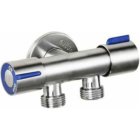Adaptateur de Valve de Pneu avec Tuyau Pompe et 2 Embouts Laiton pour Voiture Vélo Moto (1/5)