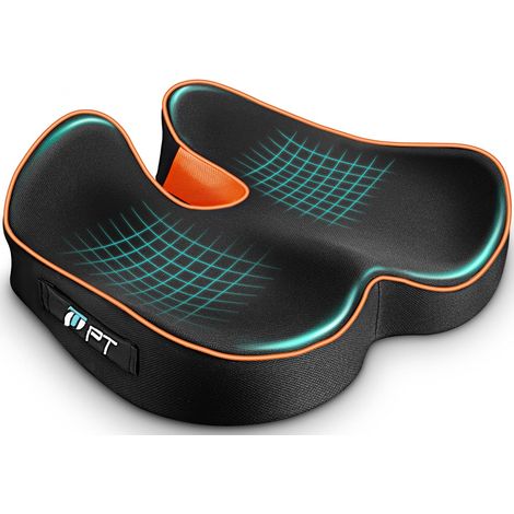 Memory Foam Chair Cushion, Office Chair/Car Seat Cushion, for Long Sitting Comfort, Non-Slip (1/5)