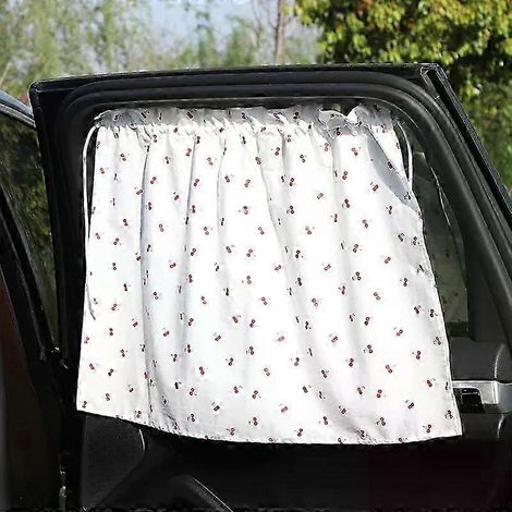 Pare-soleil universel pour voiture, protection UV, rideau pare-soleil pour vitres latérales, ventouse rétractable, occultant la lumière (02) (1/5)