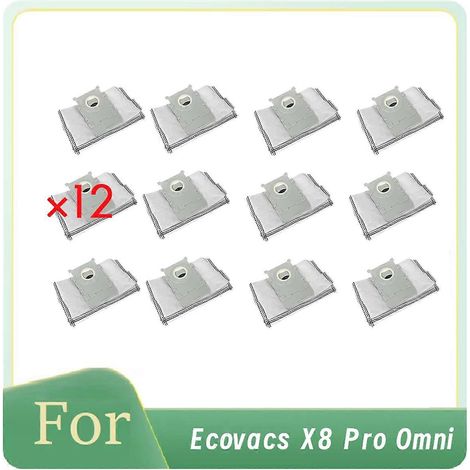 12 Sac à poussière pour X8 Pro Omni Sweeper Accessoires Enhanced Efficiency (1/5)