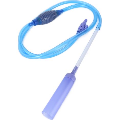 Filtre à eau manuel pour aquarium : extracteur de boues et de déjections, changeur d'eau, siphon. (1/5)