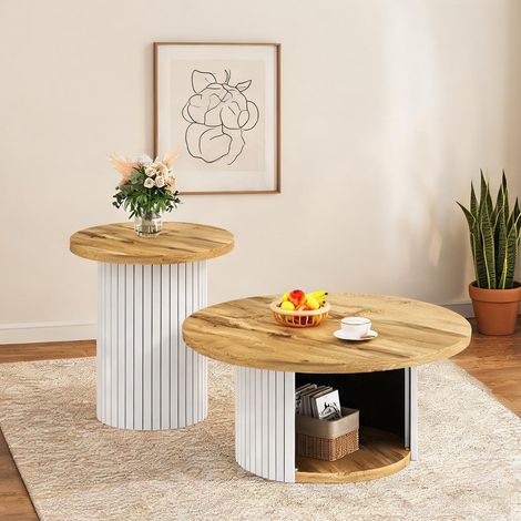 Table basse natural en MDF (1/5)